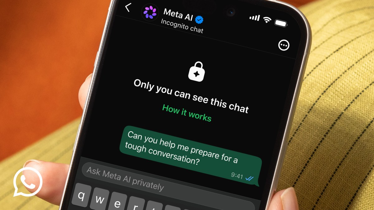 Meta AI 인코그니토 채팅, 서버에 기록 안 남는 AI 대화의 기술 원리