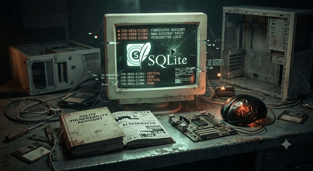 SQLite 취약점 보고서 55건 중 54건이 가짜, AI가 만든 CVE가 뚫은 검증 공백
