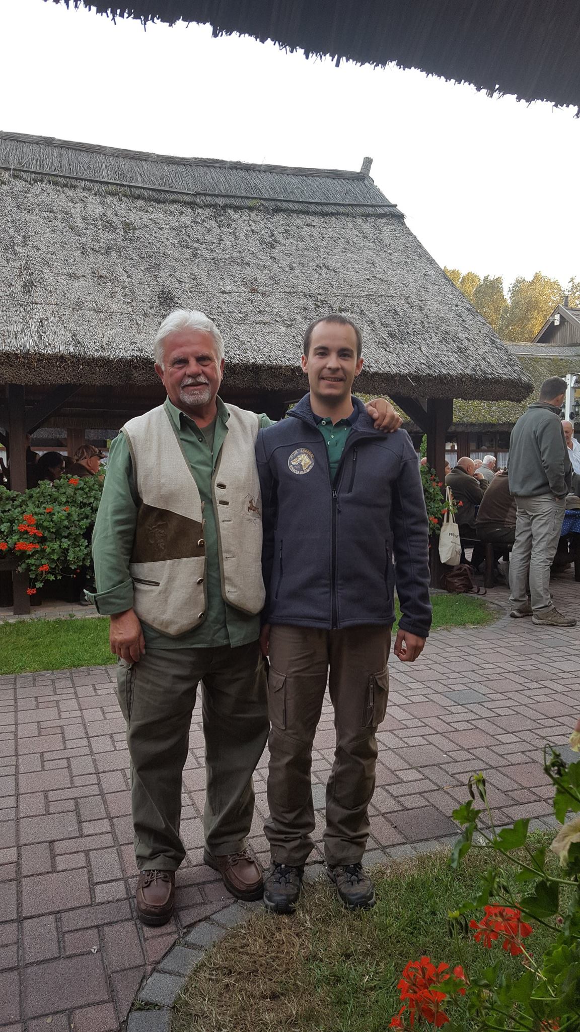Con Istvan Nagy propietario de Malomközi Kennel