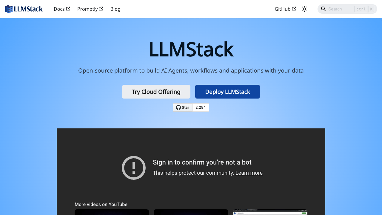 LLMStack | AI Tech Suite
