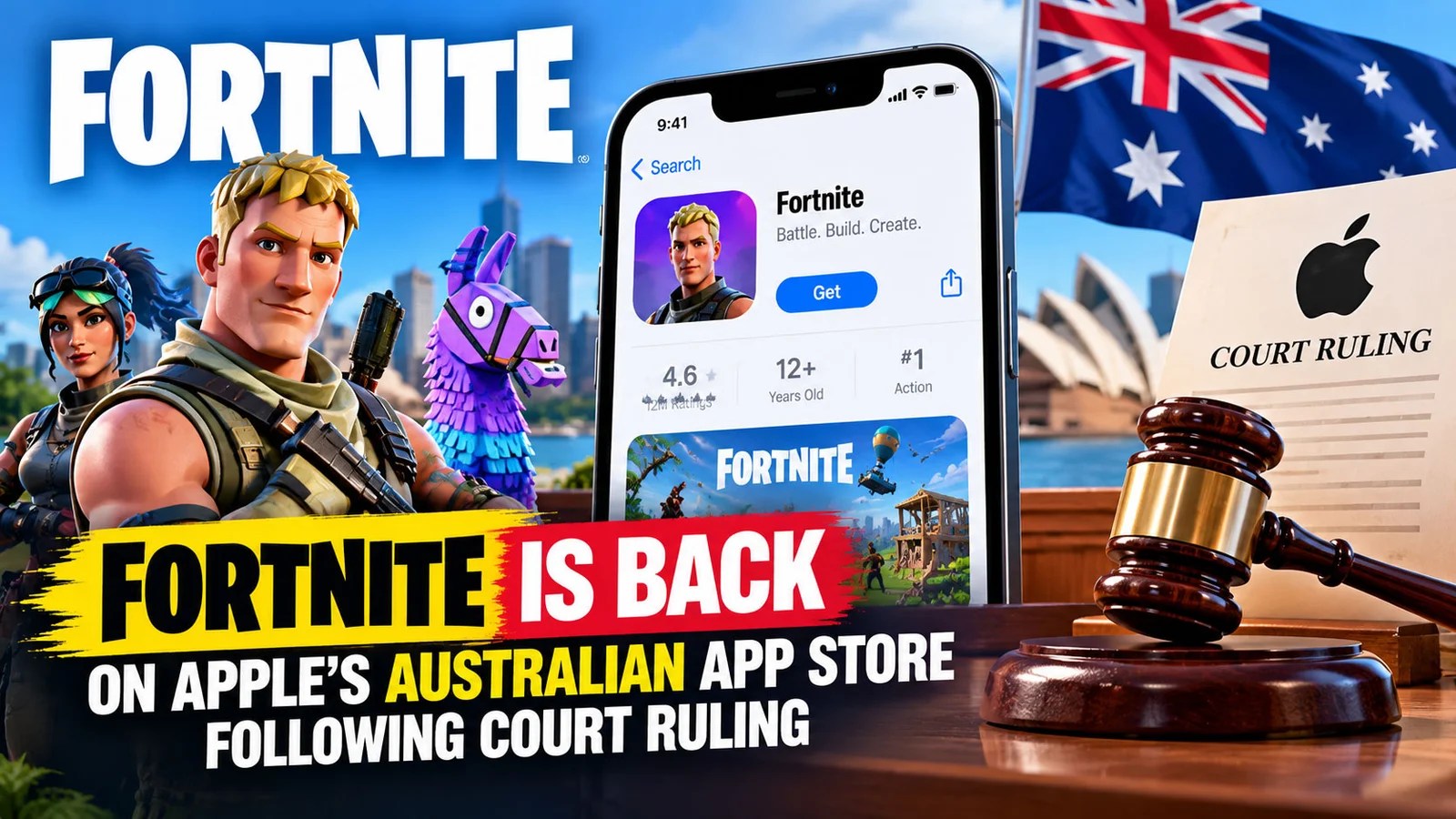 Fortnite Returns to Australia's App Store