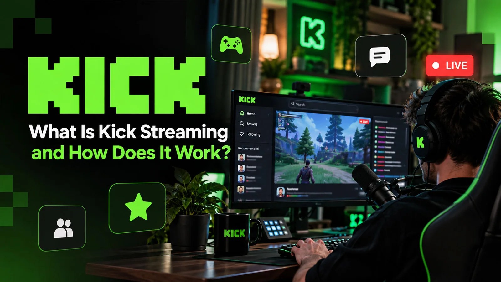 What Is Kick Streaming? How Kick Works, Features & Monetization
