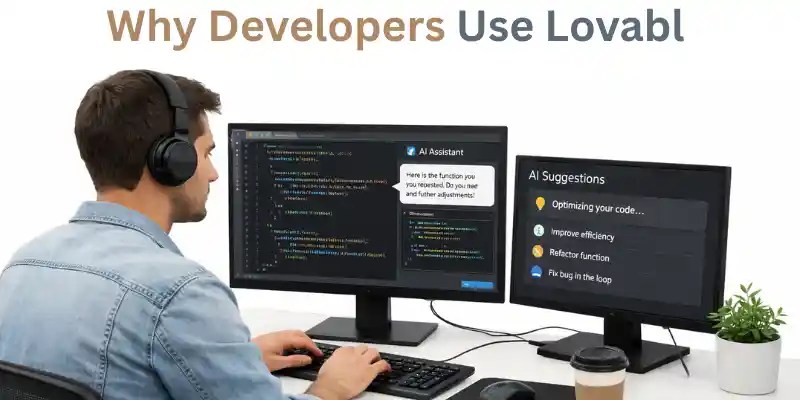  Lovable AI alternatives developer using AI coding assistant
