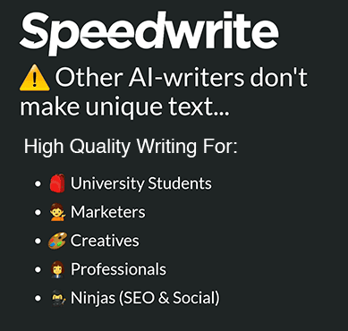 Speedwrite
