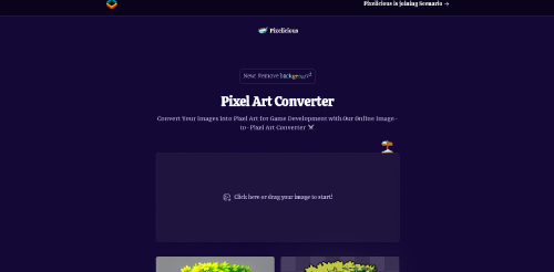 Explore the Pixelicious World: Image Conversion and Pixel Art Made Easy