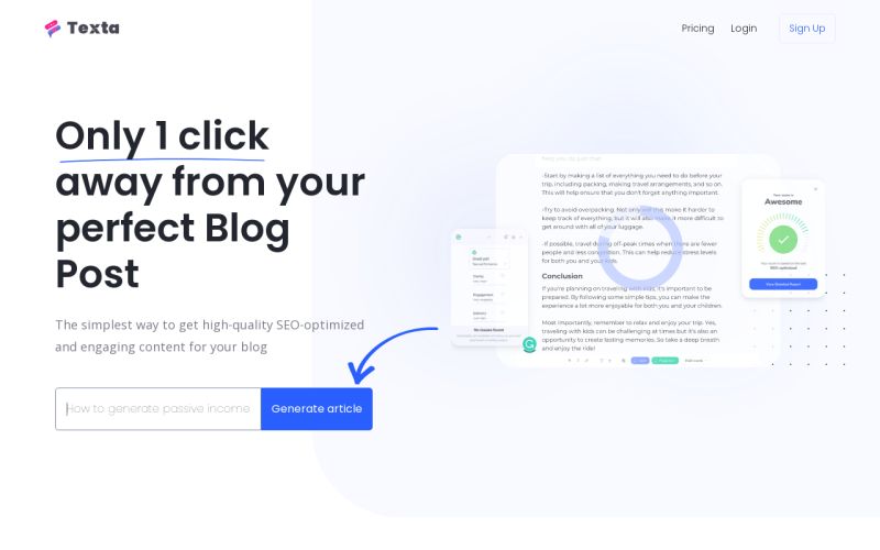 Texta Best Ai Tools - Colorful Background Collection - HD Quality