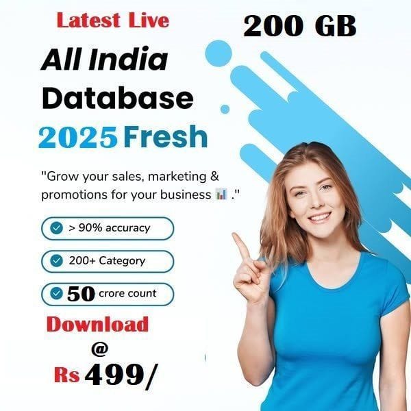 All India Database - 2025 Fresh