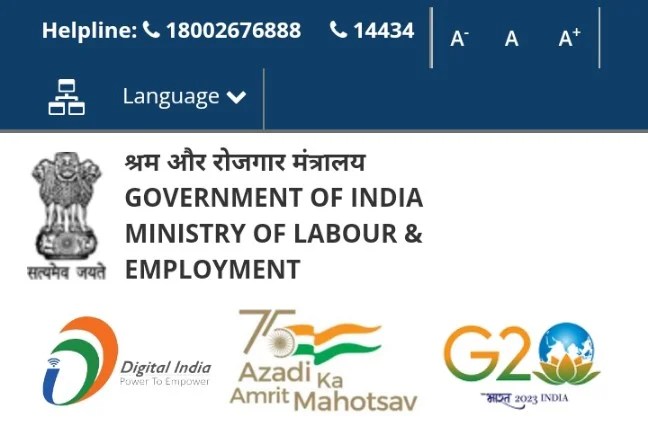 goverment of india ministry of labour & employment