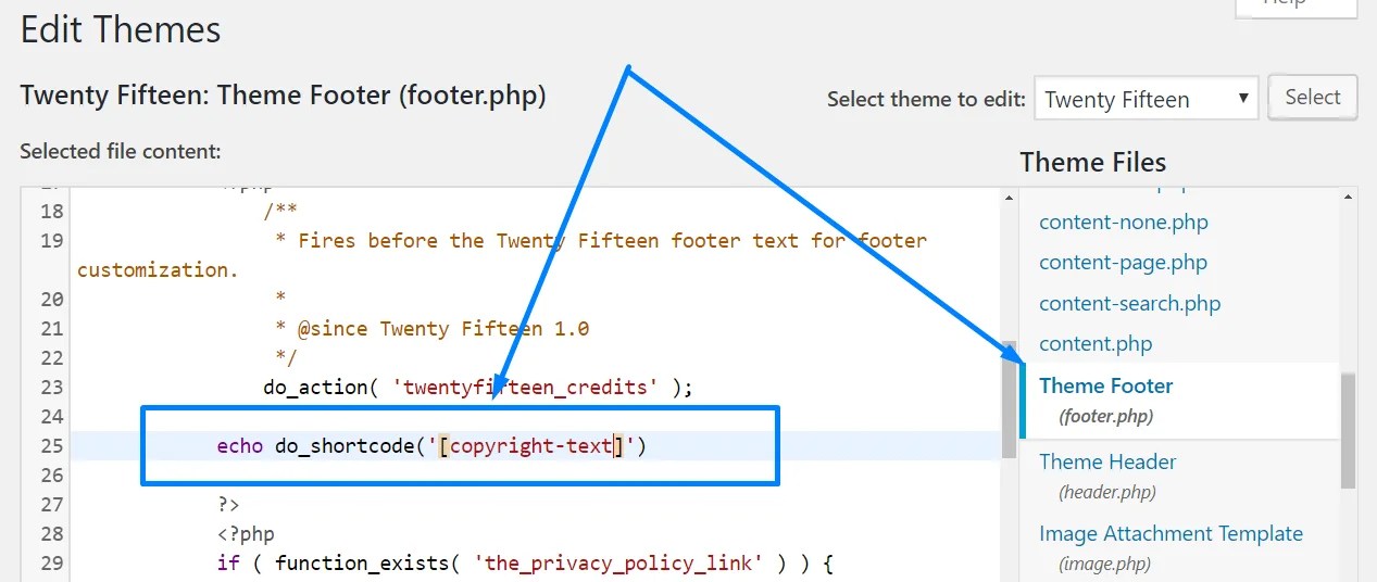 Example of do_shortcode() being used inside a PHP template file