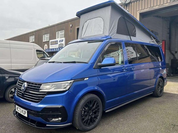 Blue LWB T6.1 with Grey Santa Fe Oak