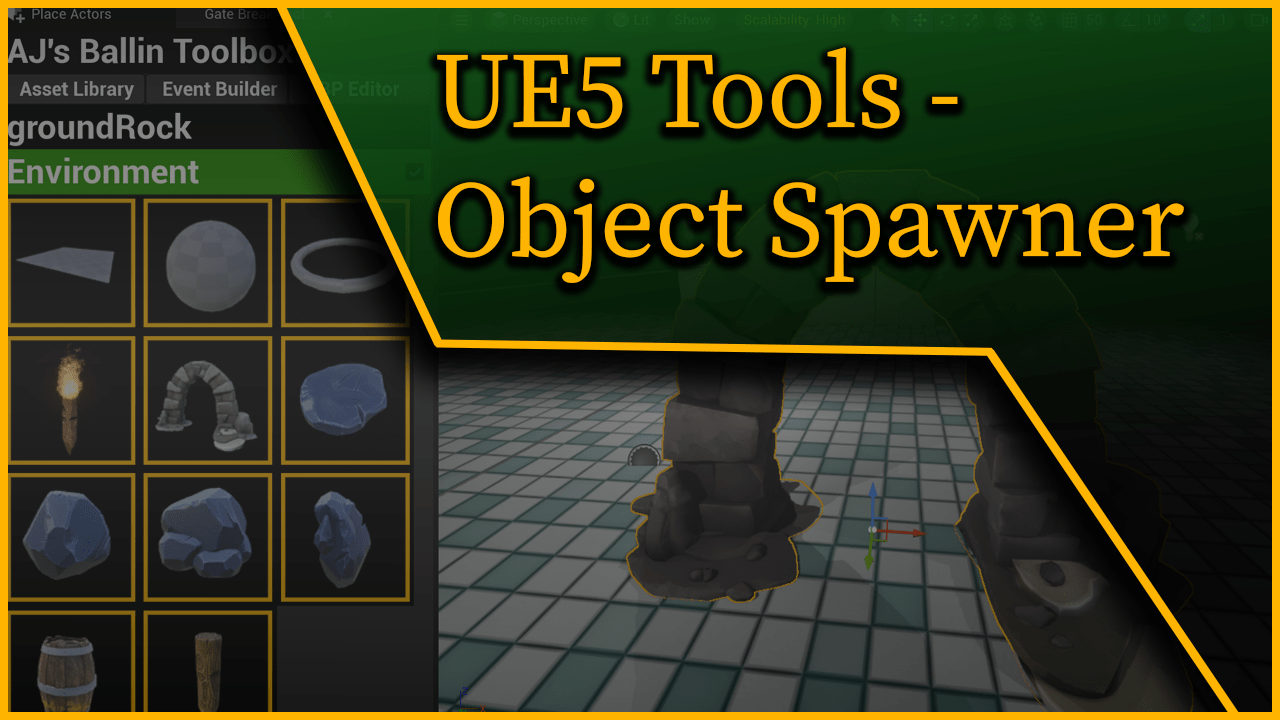 Data Asset based Library Tool for Unreal