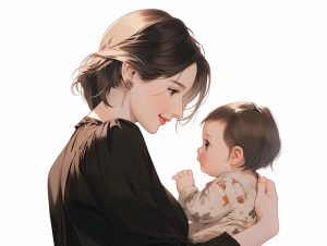 お母さんと赤ちゃん