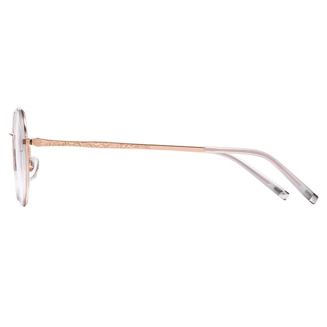 Monture De Lunettes Sharaku 60 0017 En Titane Argenté - Forme Ovale, Unisexe, Neuve