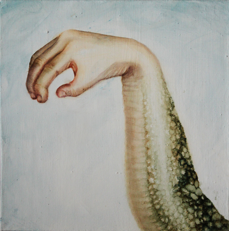 Snaky arm, 30 x 30 cm