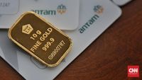 Harga Emas Antam Hari Ini 18 Februari Naik Ke Rp925 Ribu 