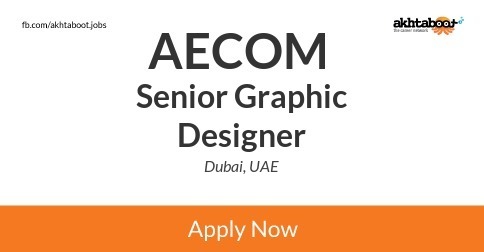 Senior Graphic Designer Job At Aecom In Dubai Uae