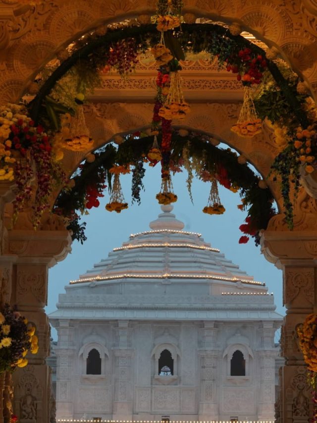 प्राण प्रतिष्ठा से पहले देखें राम मंदिर के अंदर की नई तस्वीरें