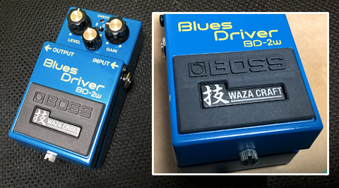 BOSS BD-2Wのゴムプレートを貼り替えました！ ～ブルースドライバー