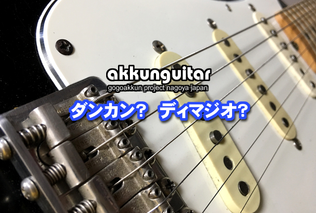 ギターのピックアップ、ダンカンとディマジオどっちが良いの？【初級