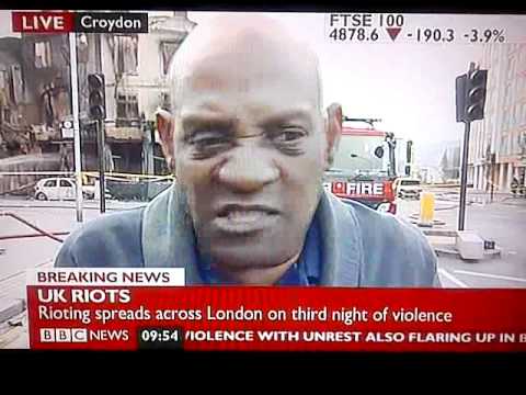 Darcus Howe Schools BBC Anchor on the Nature of the London Riots