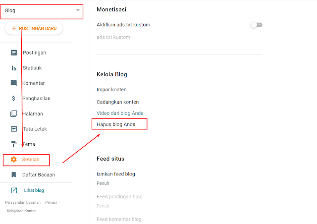 Anda bahkan dapat membawanya dalam usb drive. Cara Menghapus Blog Secara Permanen Informasi Tekno No 1