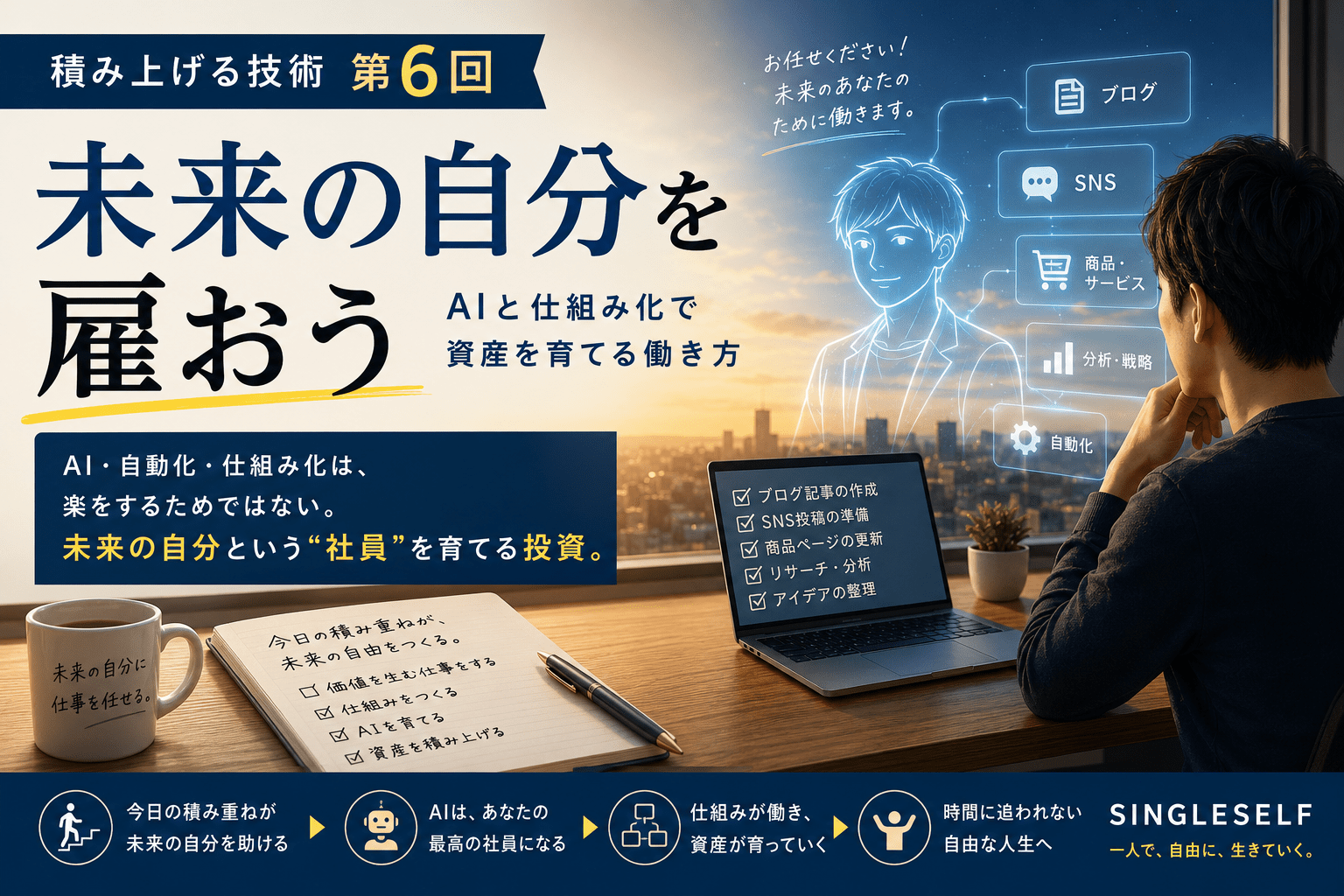 【第6回】未来の自分を雇おう｜AIと仕組み化で資産を育てる働き方