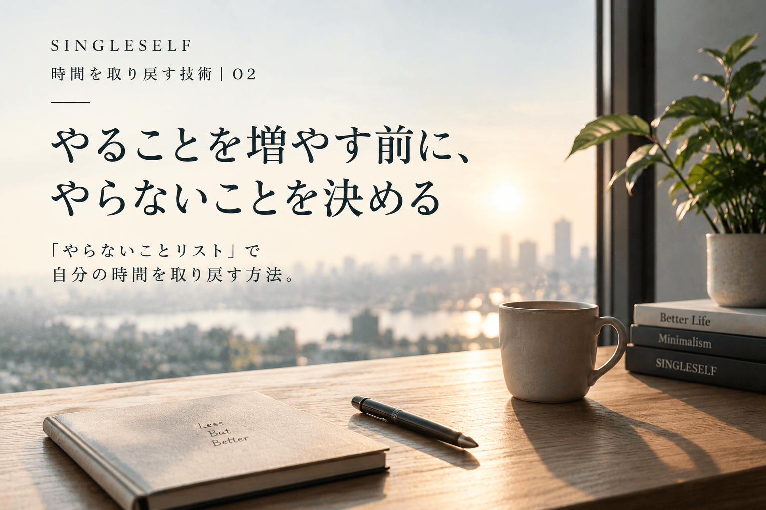 【第2回】時間がない人へ｜やることを減らす「やらないことリスト」の作り方