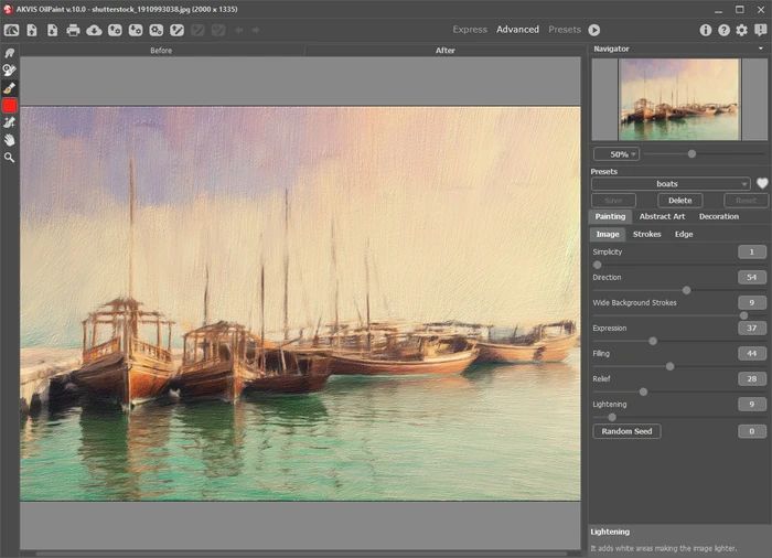 Batch Processing With Akvis Points Application - Artistic Geometric Image - High Resolution