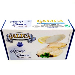 Almejas blanca al natural