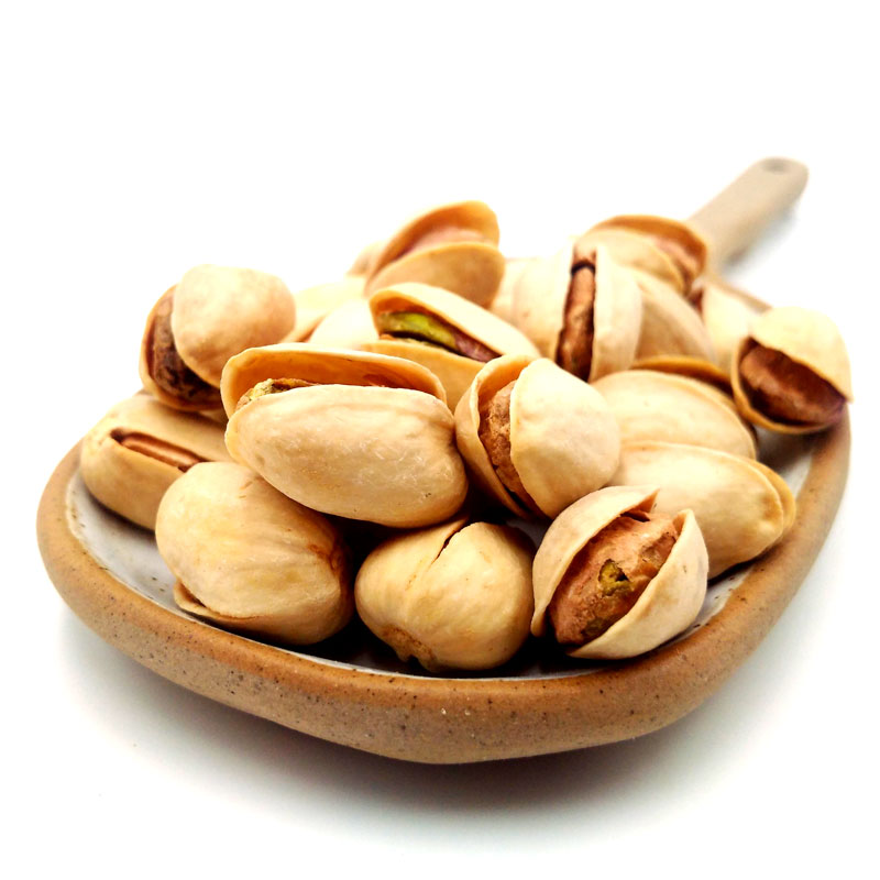 Pistacho tostado gigante con cáscara y sal. Precio 100gr.