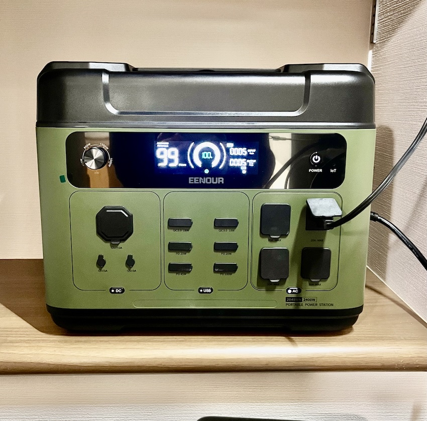 EENOUR ポータブル電源 P2001PLUS 2048Wh/640000m ジャンク品 夏用