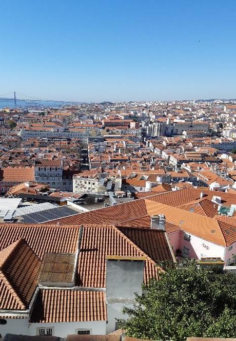 Lisbon from the castle (October 2021)