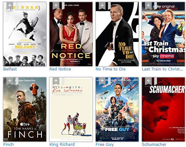 Movies/TV of 2021
