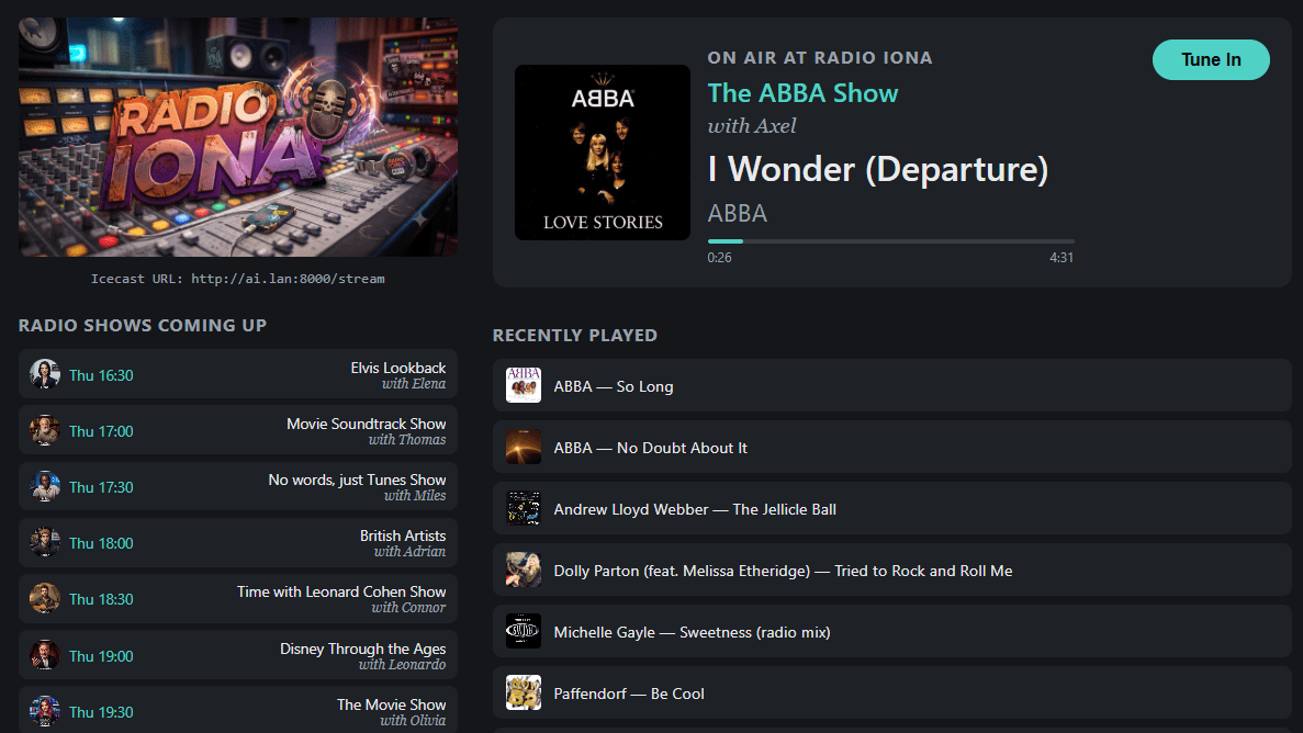 Turn Plex into a real radio station