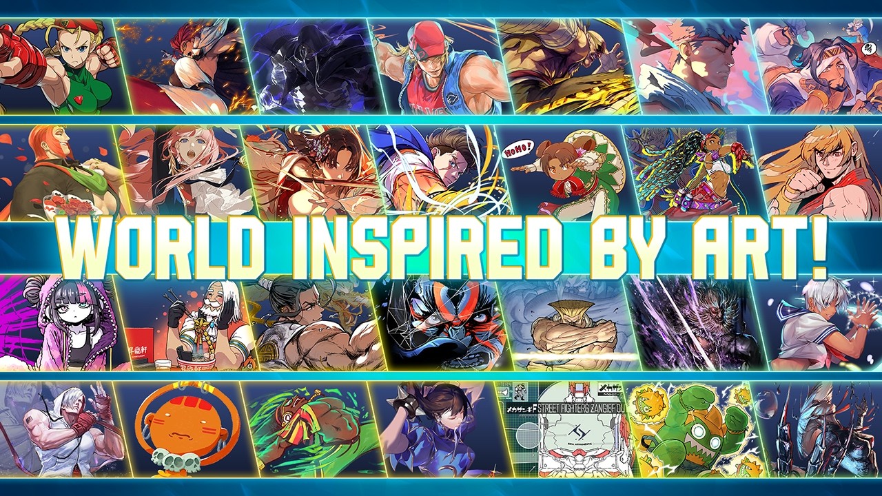 Street Fighter 6 destaca vencedores do 3º Concurso de Arte da Tela do Desafiante