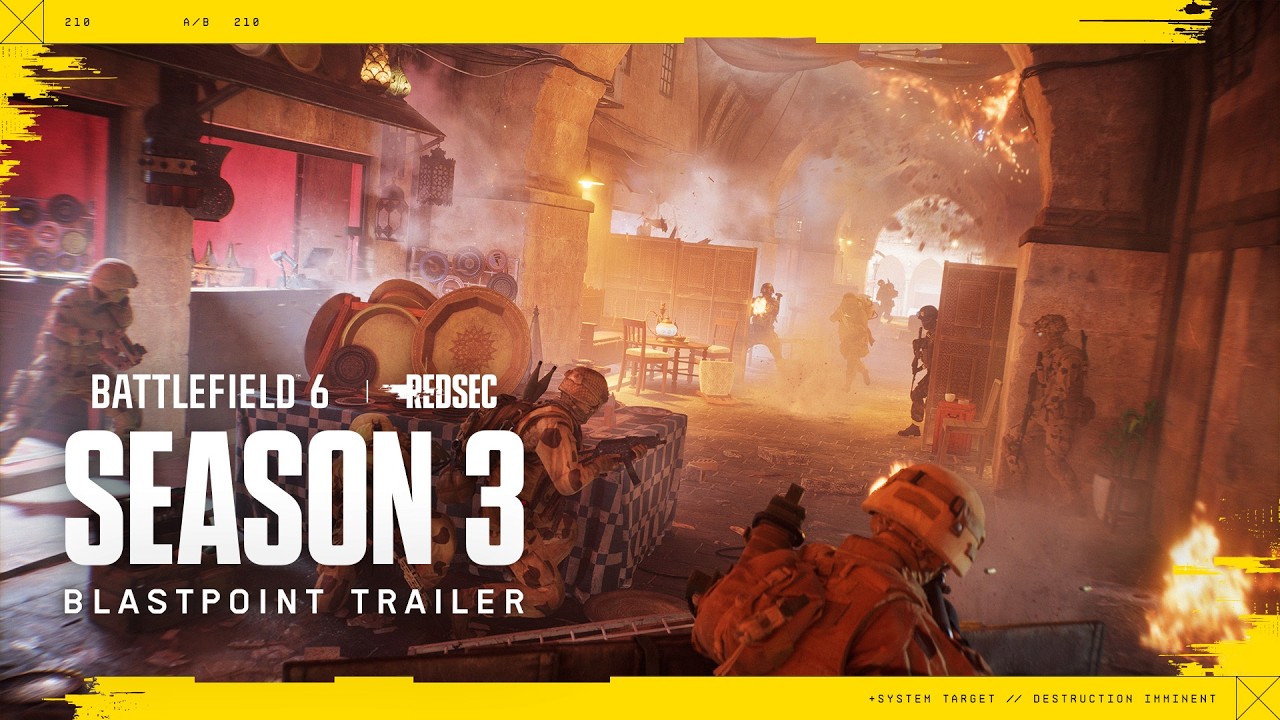 Battlefield 6: Blastpoint chega com mapa Cairo Bazaar e Obliteration