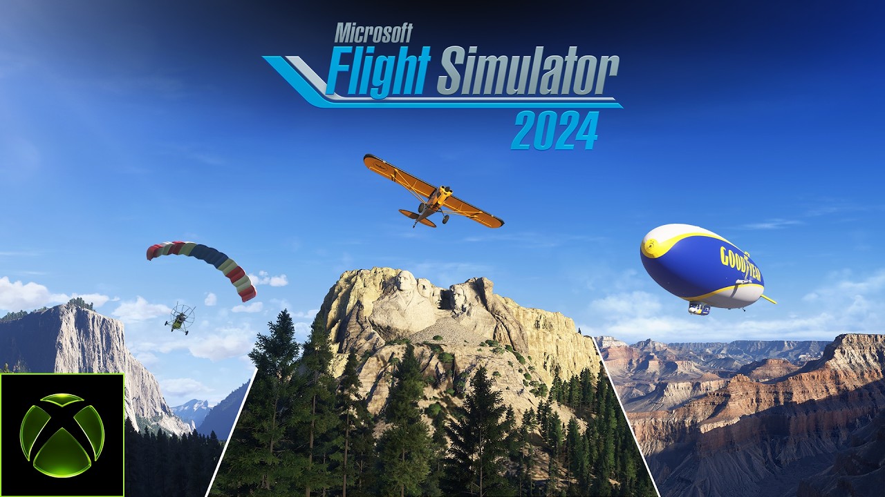 Microsoft Flight Simulator 2024 anuncia World Update 22 com parques dos EUA