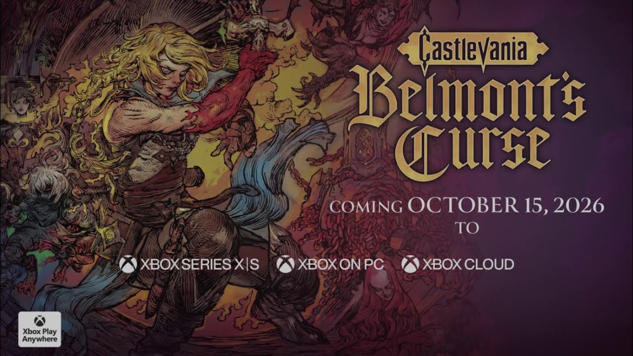 Castlevania: Belmont’s Curse é anunciado com jovem Belmont