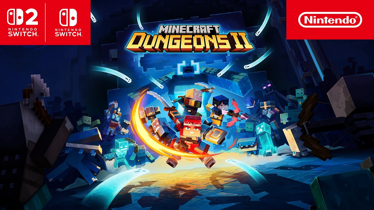 Minecraft Dungeons II confirma lançamento no Switch 2 e Switch