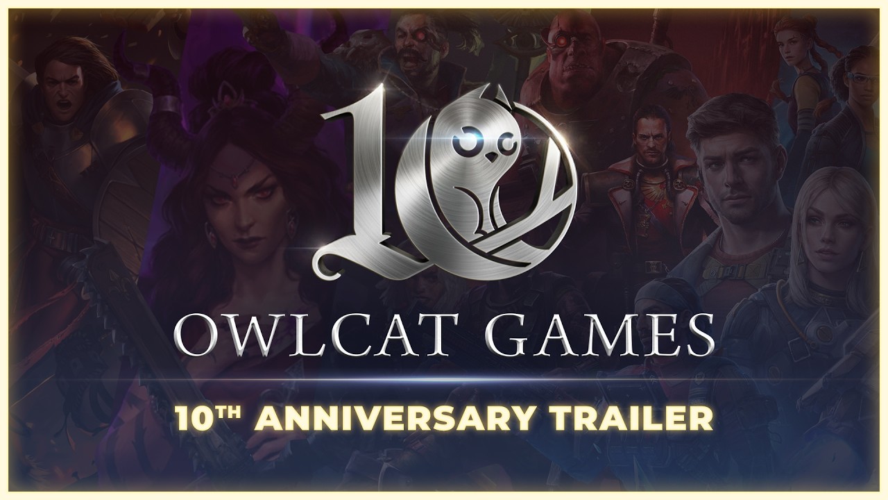 Owlcat Games celebra 10 anos com trailer especial e novos projetos