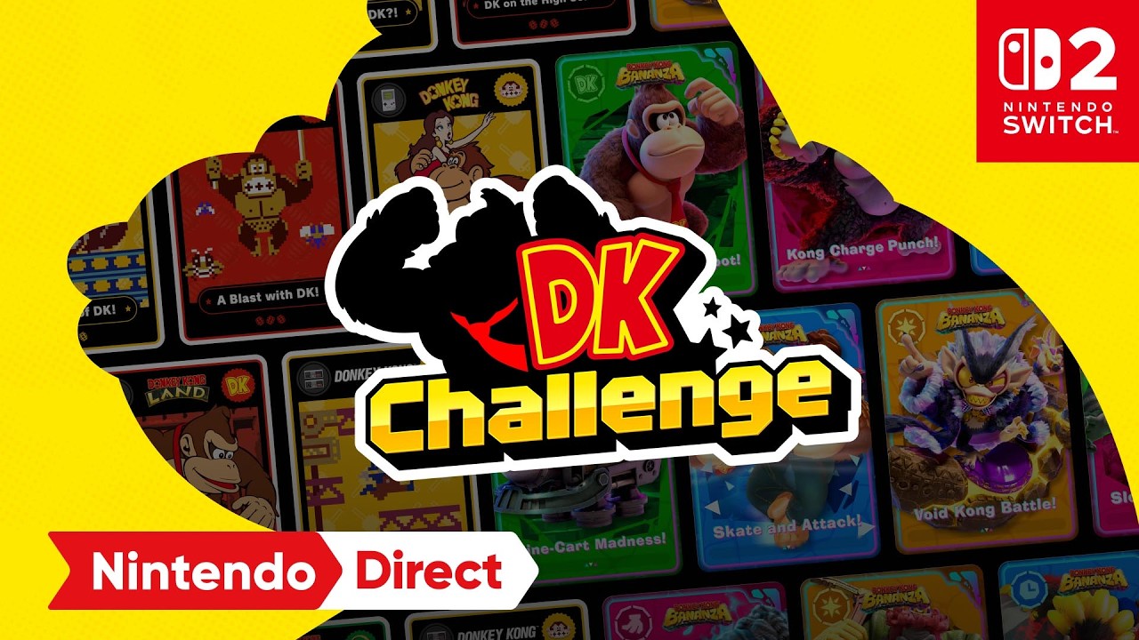 Nintendo anuncia evento de Challenge Cards para Donkey Kong Bananza