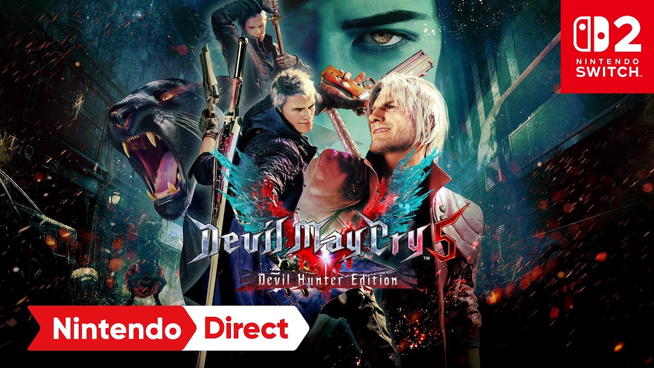 Devil May Cry 5: Devil Hunter Edition chega ao Switch 2 com Vergil jogável