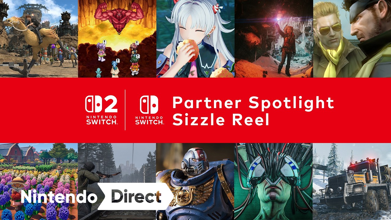 Nintendo Direct traz sizzle reel com jogos de Switch 2 e Switch