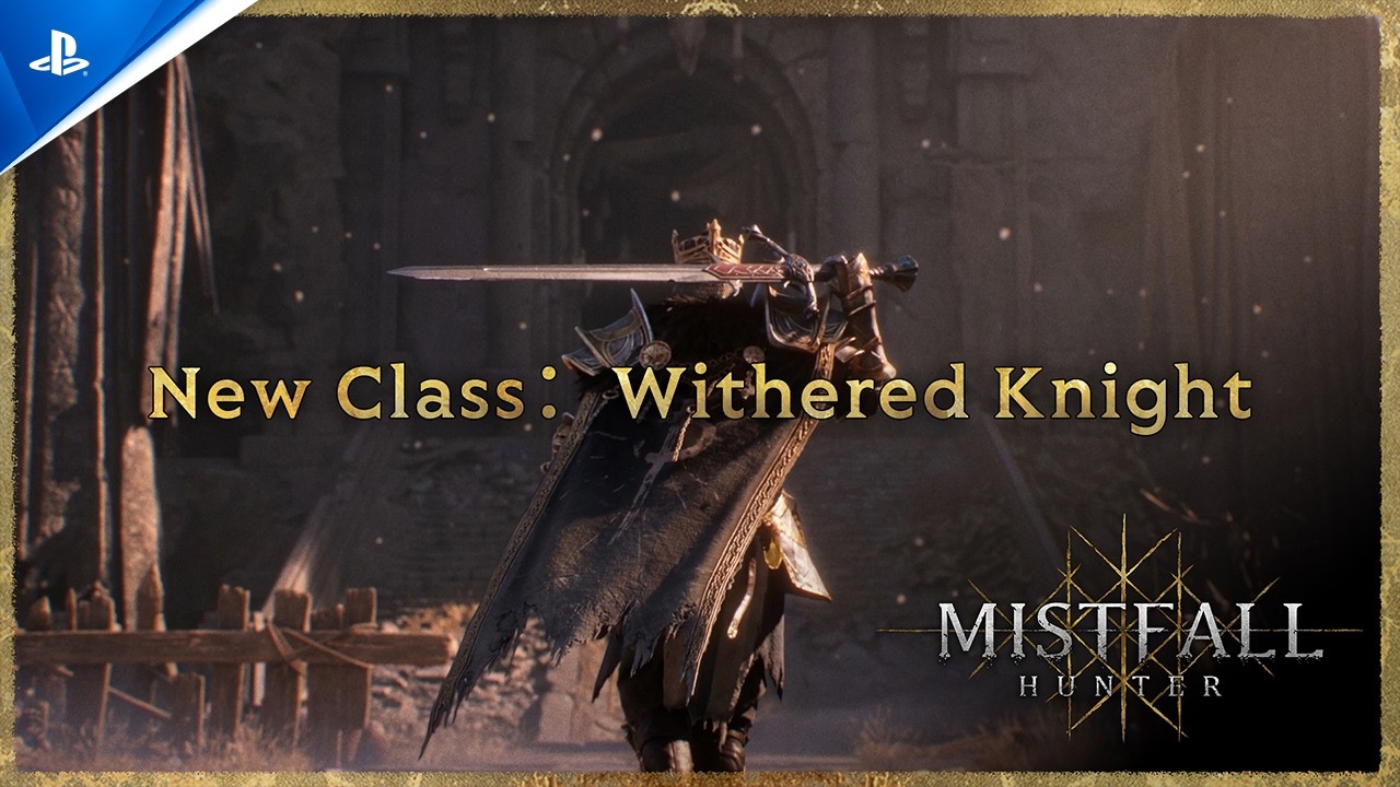 Mistfall Hunter revela a classe Withered Knight em novo trailer