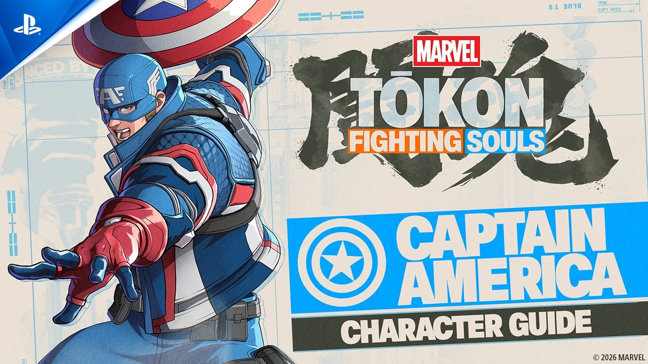 MARVEL Tōkon: Fighting Souls destaca o Capitão América em guia de personagem