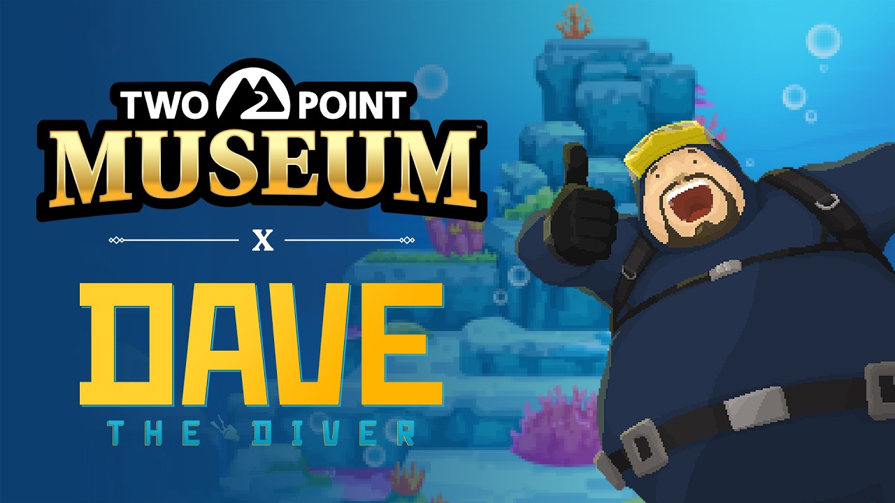 Two Point Museum ganha update grátis com crossover de DAVE THE DIVER