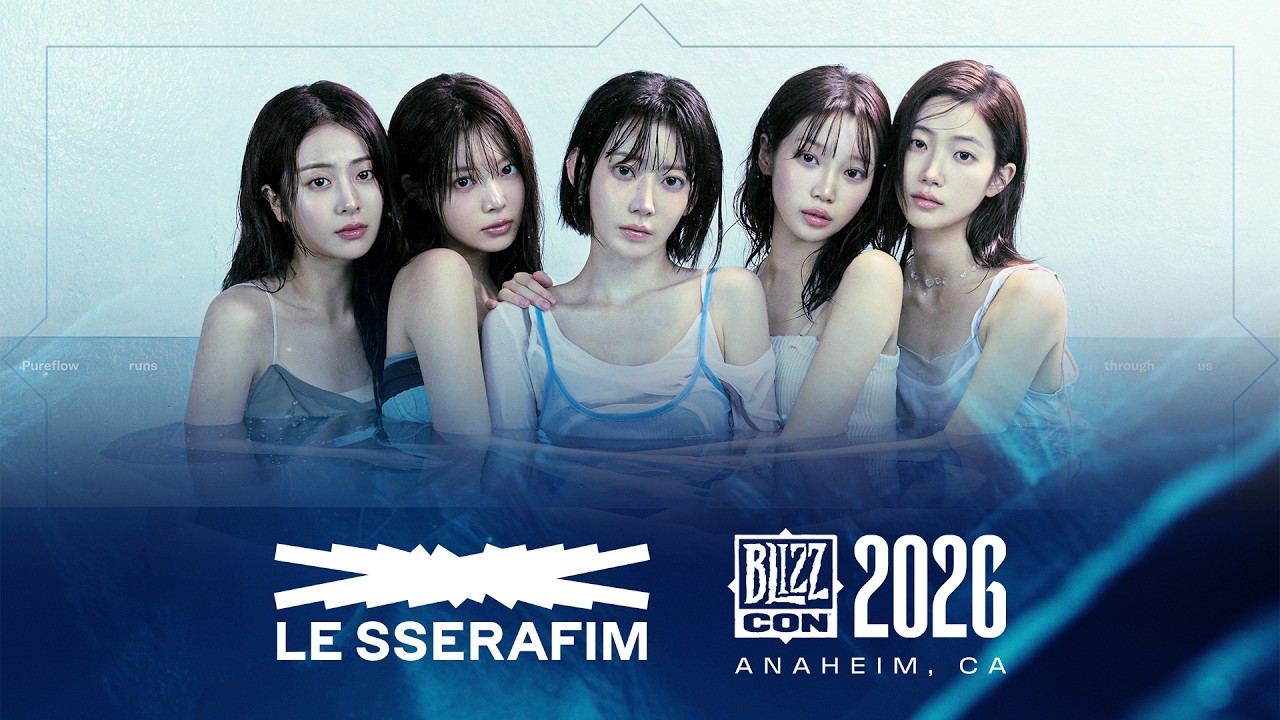 LE SSERAFIM retorna à BlizzCon 2026 como atração musical