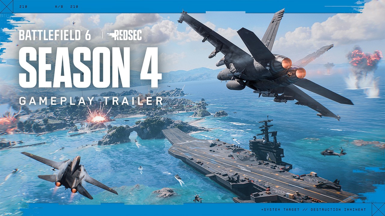 Battlefield 6 revela gameplay da Temporada 4 Naval