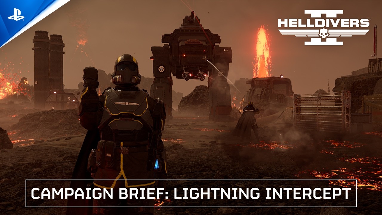 Helldivers 2 destaca campanha Lightning Intercept contra os Automatons