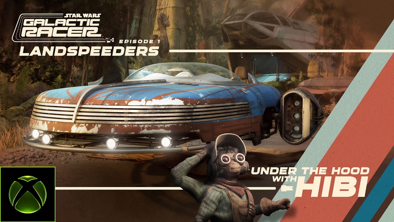 Xbox destaca Hibi e os landspeeders de STAR WARS: Galactic Racer